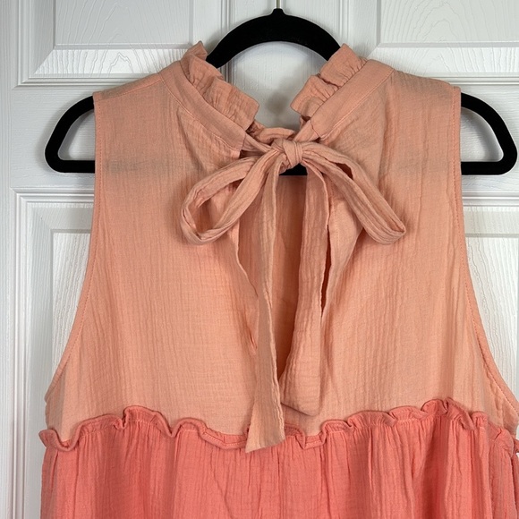 Pomander Place Tuckernuck pink color block sleeveless dress sz xxxl - Picture 5 of 6